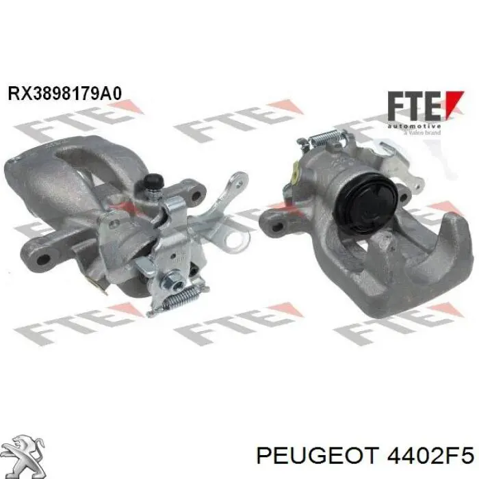 Супорт гальмівний задній лівий Peugeot/Citroen 4402F5 ціна, від 41.99 USD