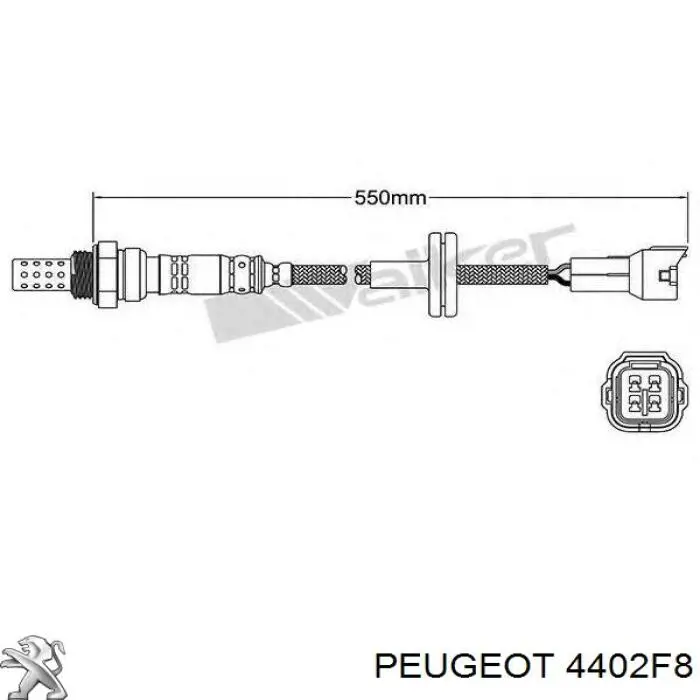 Циліндр гальмівний колісний/робочий, задній Peugeot/Citroen 4402F8 ціна, від 15.68 USD