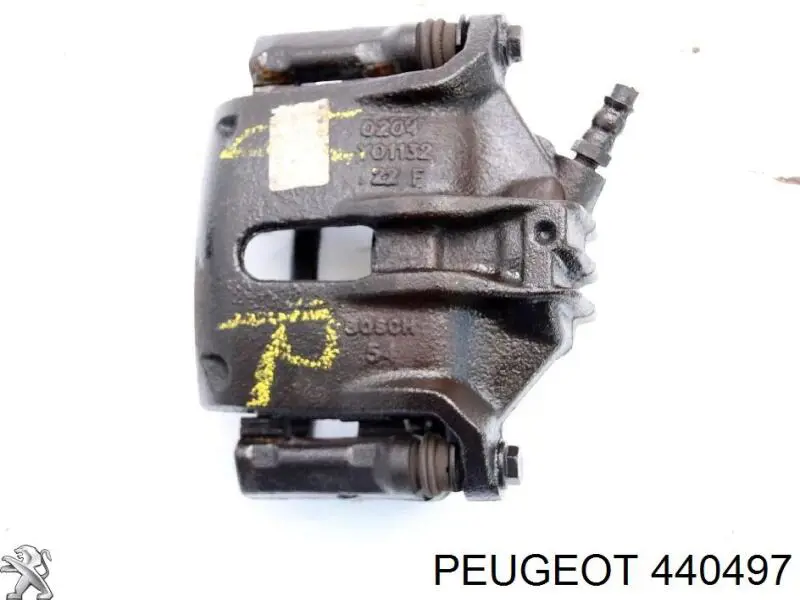 440497 Peugeot/Citroen скоба супорту переднього