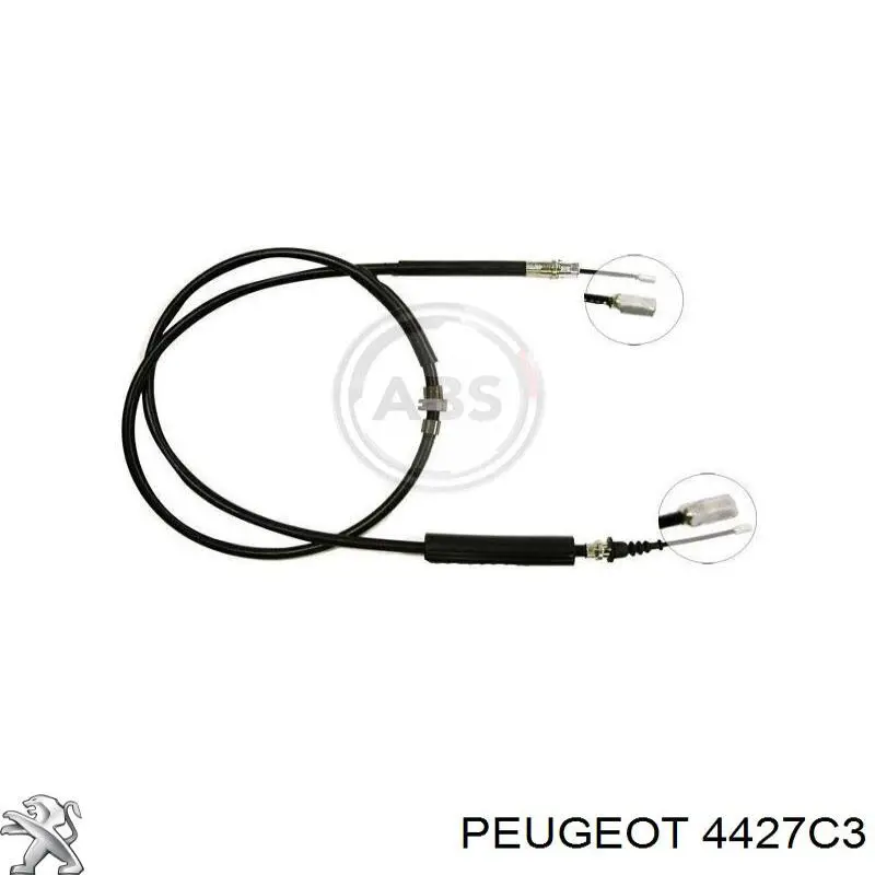 Купити 4427C3 Peugeot/Citroen Супорт гальмівного, заднього