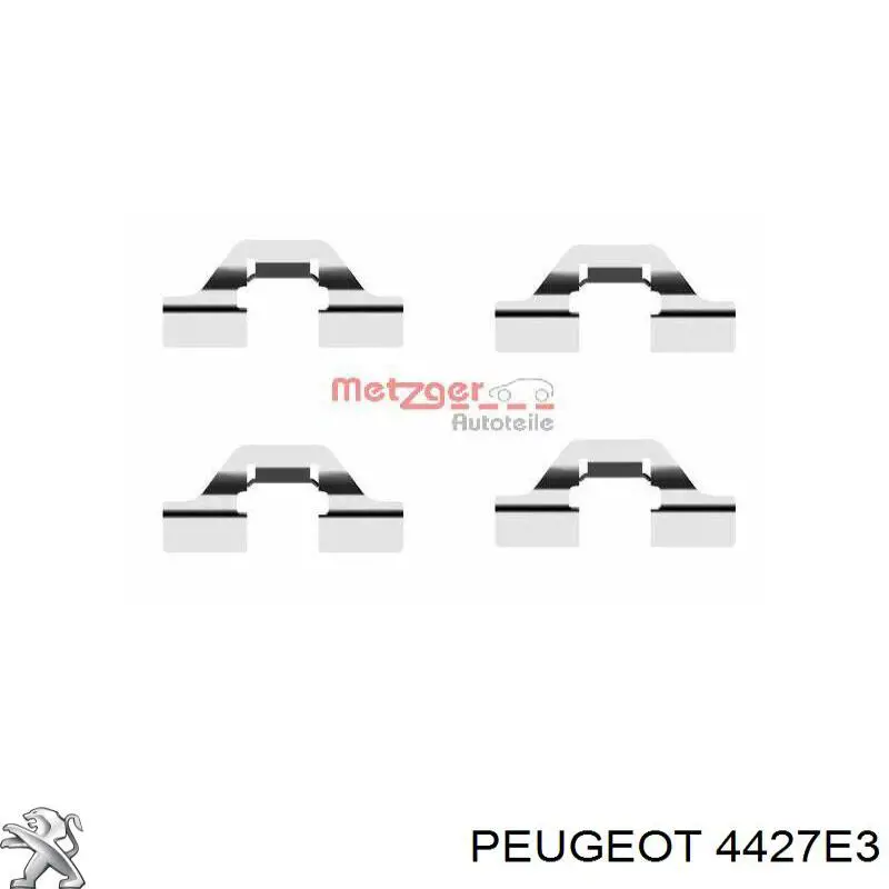 Пружинна засувка супорту Peugeot/Citroen 4427E3 ціна, від 5.87 USD