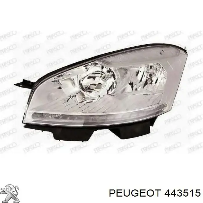 443515 Peugeot/Citroen ремкомплект супорту гальмівного переднього