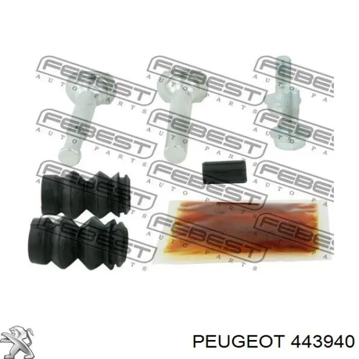 443940 Peugeot/Citroen ремкомплект супорту гальмівного заднього