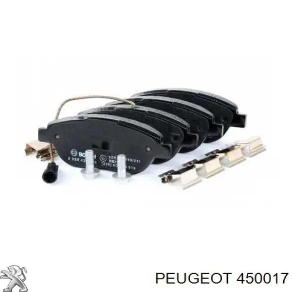 Педаль гальма 450017 Peugeot/Citroen