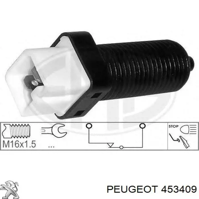 453409 Peugeot/Citroen датчик включення ліхтарів заднього ходу