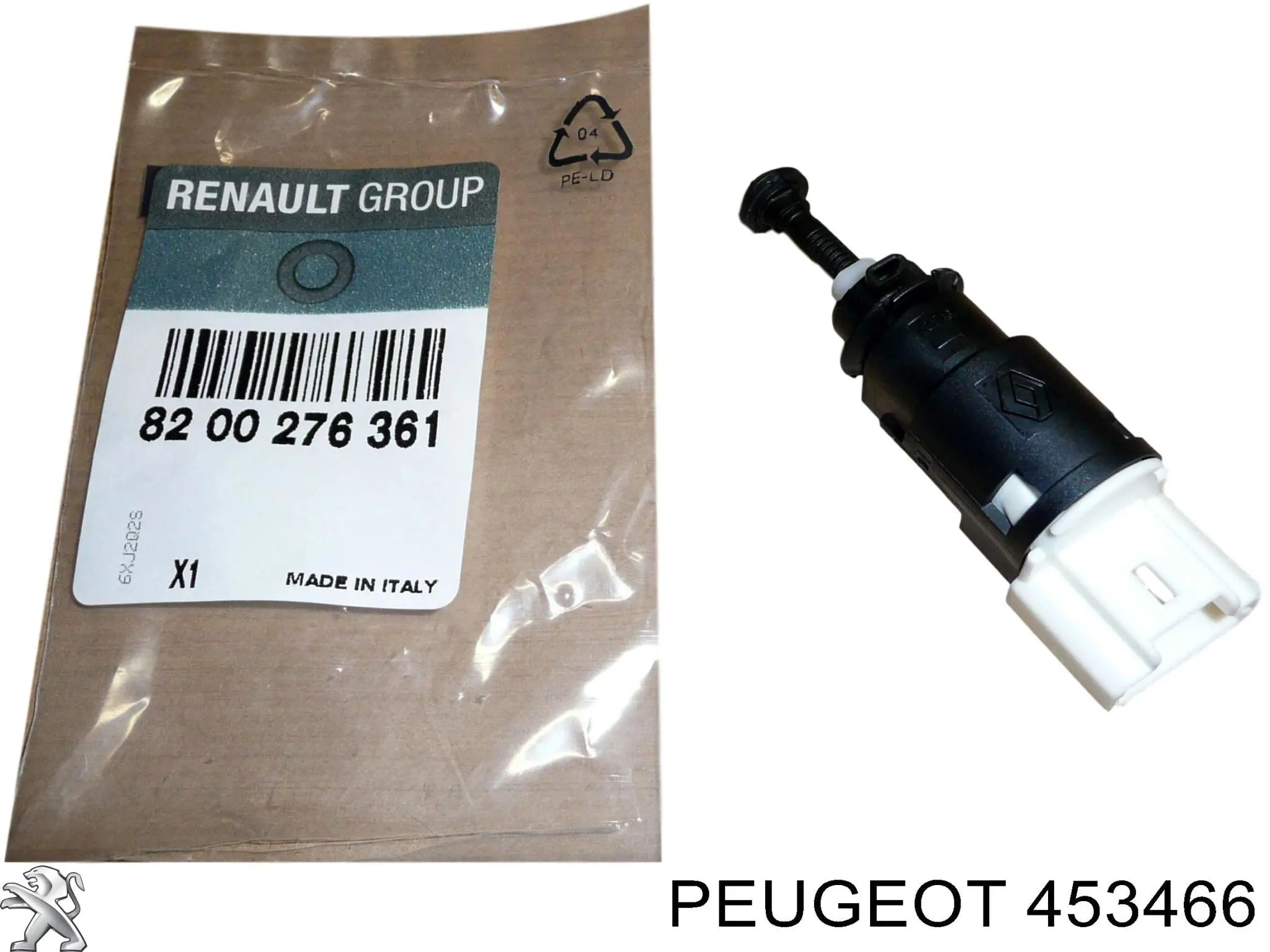 Кнопка стоп-сигналу Peugeot/Citroen 453466 ціна, від 14.76 USD