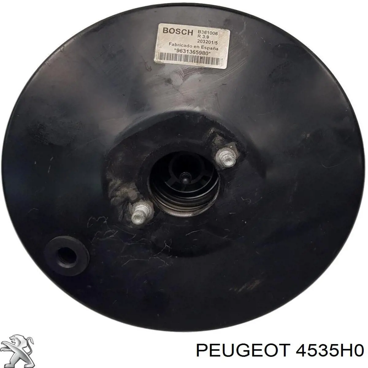 4535H0 Peugeot/Citroen підсилювач гальм вакуумний