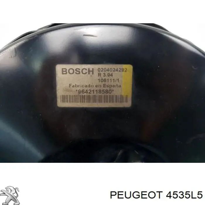 Підсилювач гальм 4535L5 Peugeot/Citroen