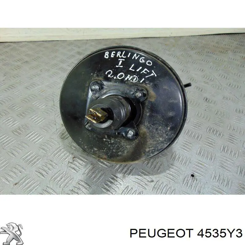 4535Y3 Peugeot/Citroen Підсилювач гальм вакуумний