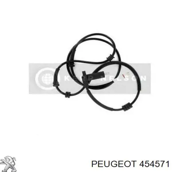 454571 Peugeot/Citroen Датчик ABS задній лівий