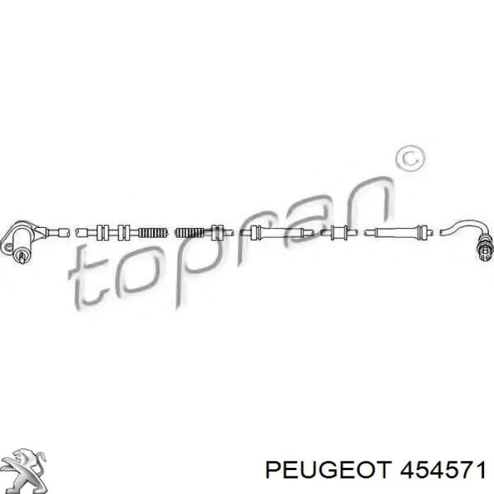 Датчик АБС задній лівий Peugeot/Citroen 454571 ціна, від 14.92 USD