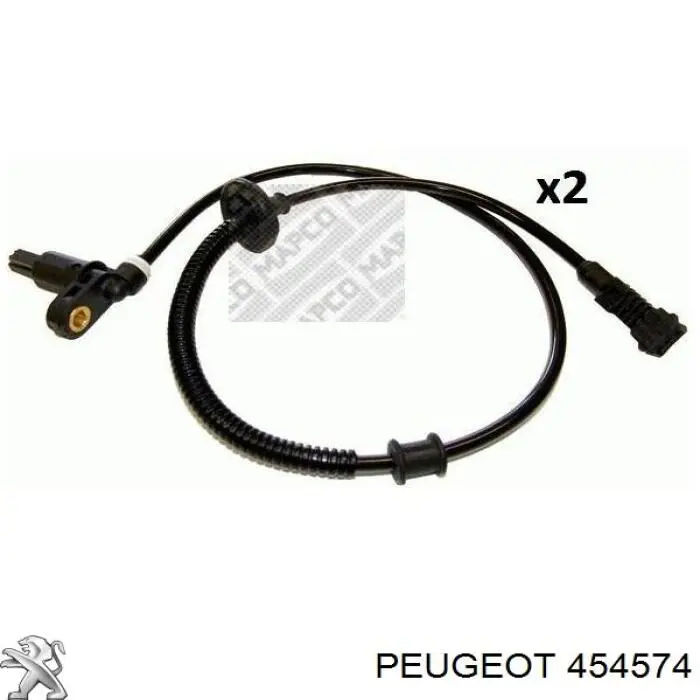 Датчик АБС (ABS) задній Peugeot/Citroen 454574