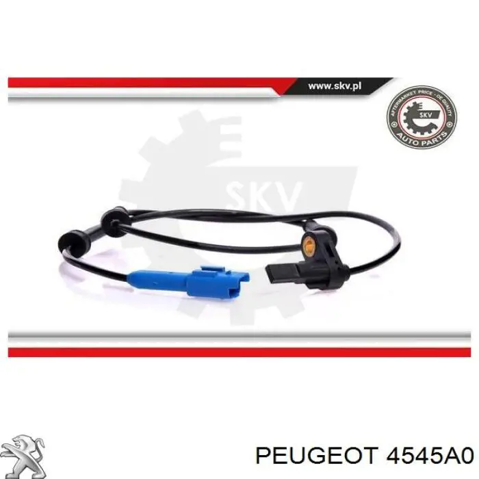 Датчик АБС (ABS) задній 4545A0 Peugeot/Citroen
