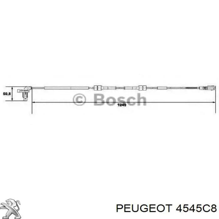 4545C8 Peugeot/Citroen датчик абс (abs передній)