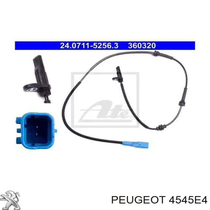 Купити 4545E4 Peugeot/Citroen Датчик АБС (ABS) передній