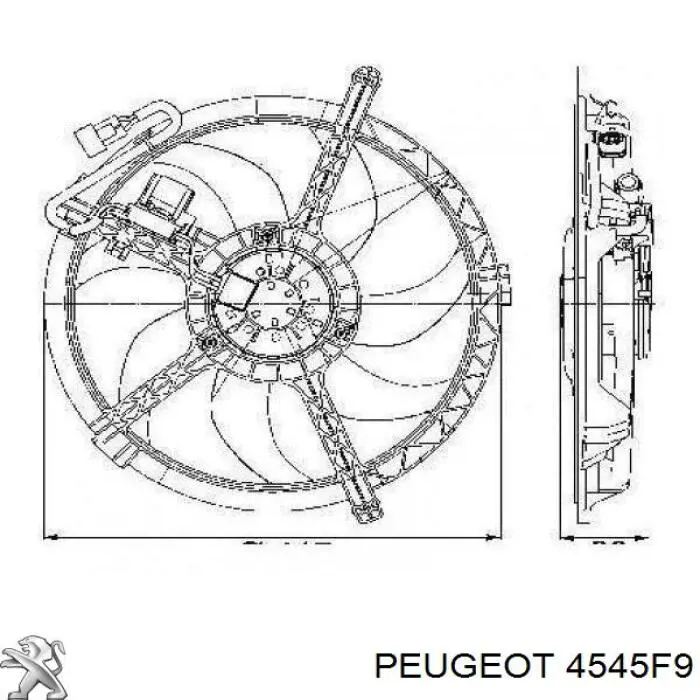 Датчик повороту керма Peugeot/Citroen 4545F9 ціна, від 12.67 USD