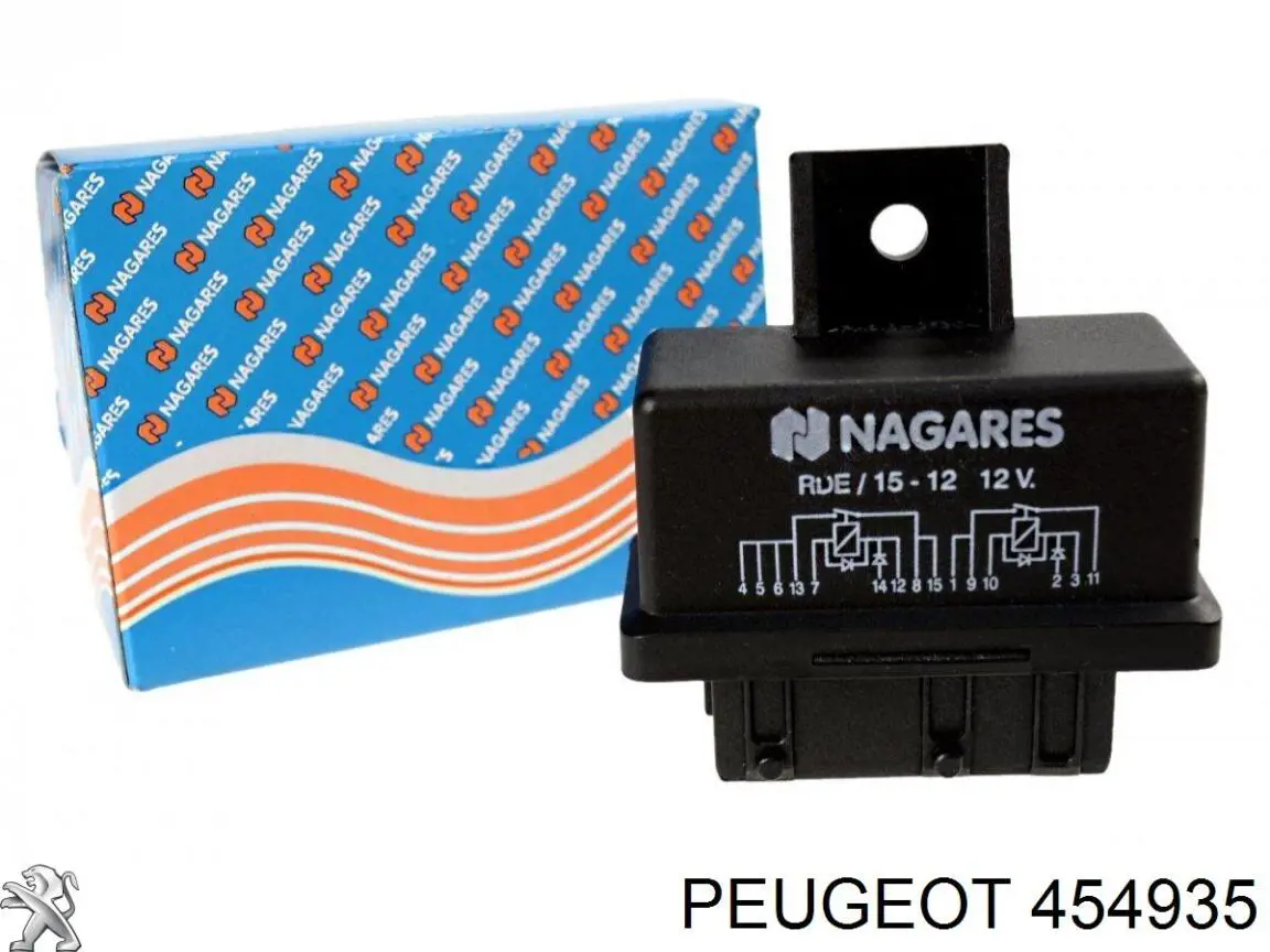 Реле електробензонасосу 454935 Peugeot/Citroen