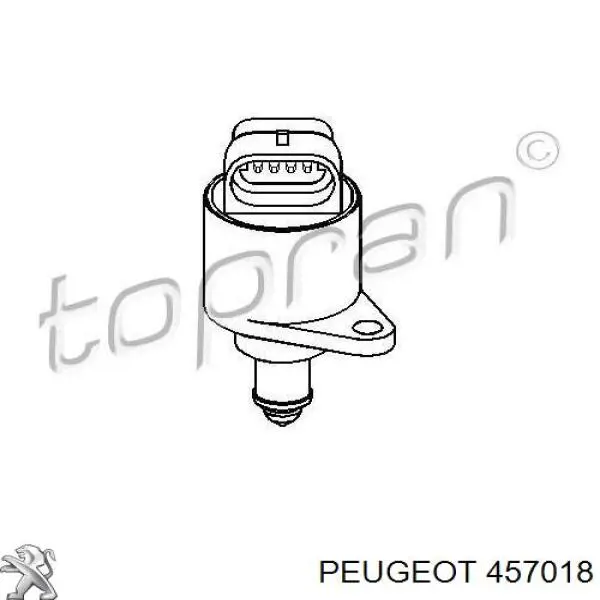 457018 Peugeot/Citroen прокладка вакуумного насосу