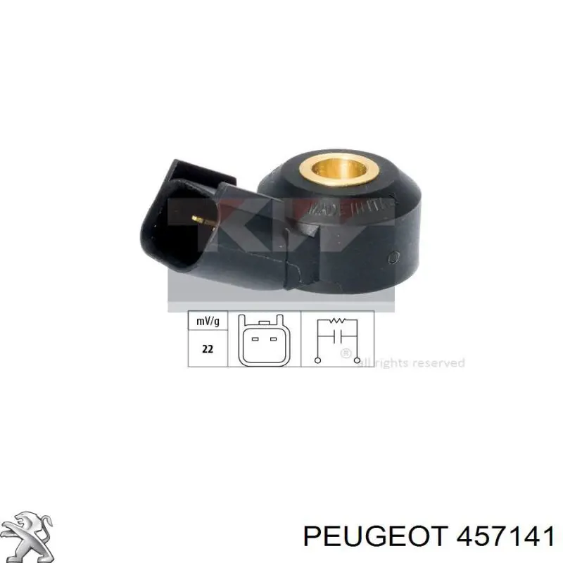 Прокладка вакуумного насосу Peugeot/Citroen 457141 ціна, від 9.42 USD