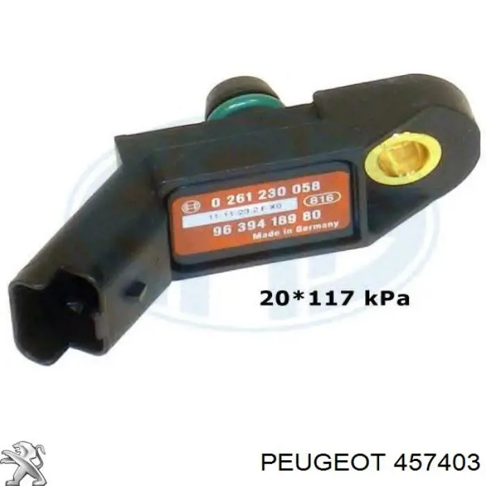 Купити 457403 Peugeot/Citroen Датчик абсолютного тиску
