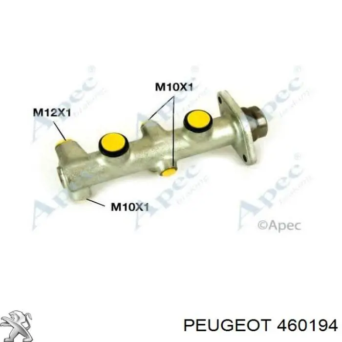 Циліндр гальмівний, головний 460194 Peugeot/Citroen