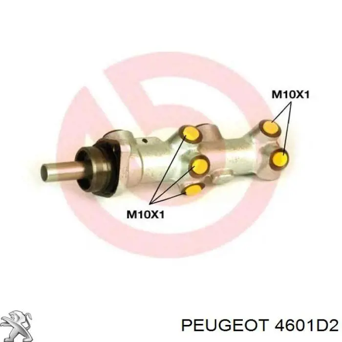 Циліндр гальмівний, головний 4601D2 Peugeot/Citroen