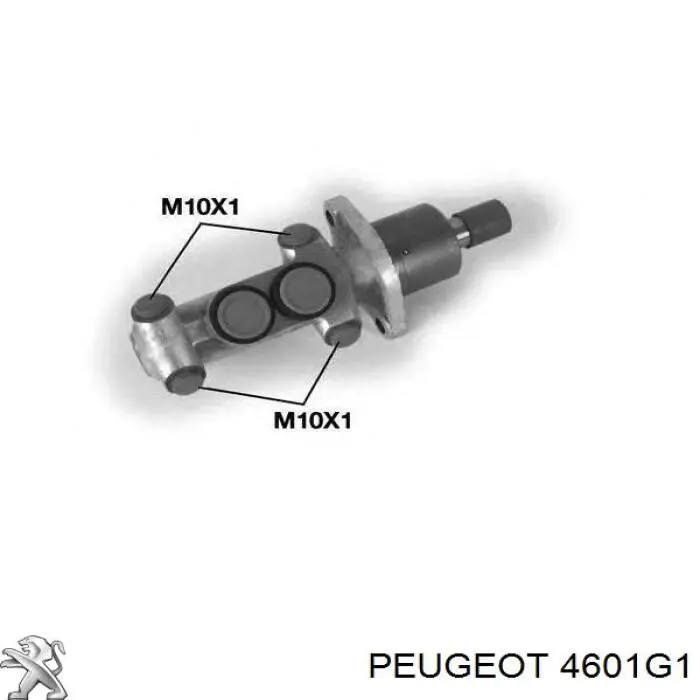 Купити 4601G1 Peugeot/Citroen Головний гальмівний циліндр