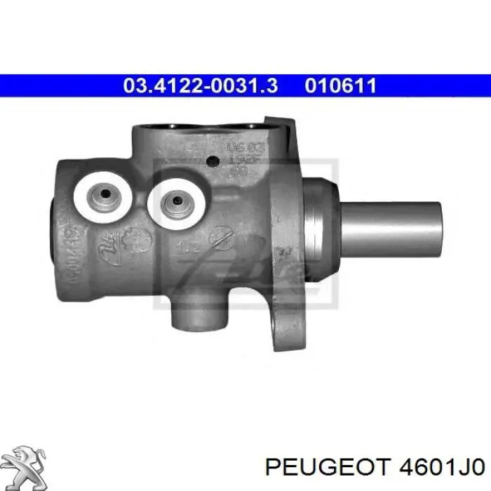 Циліндр головний гальма (Гідротормоз) Peugeot/Citroen 4601J0 ціна, від 58.51 USD