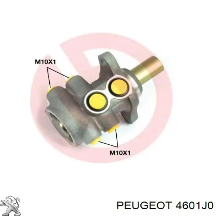 Купити 4601J0 Peugeot/Citroen Головний гальмівний циліндр