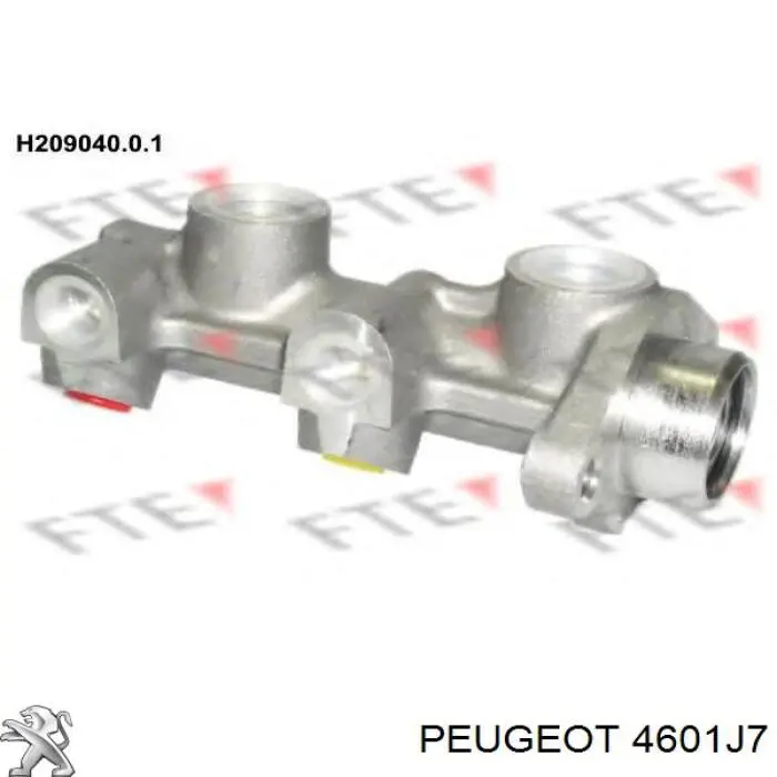 Купити 4601J7 Peugeot/Citroen Головний гальмівний циліндр