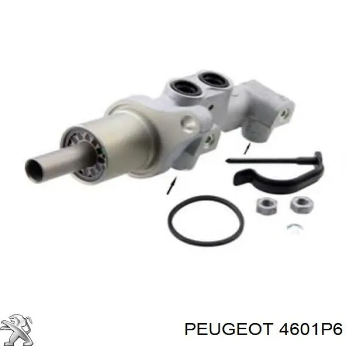 Циліндр головний гальма (Гідротормоз) Peugeot/Citroen 4601P6 ціна, від 11.40 USD