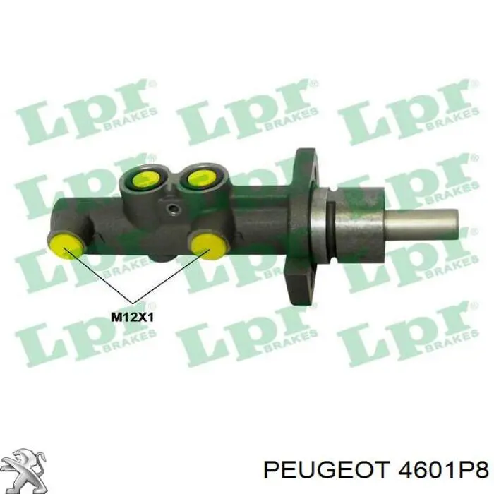 Купити 4601P8 Peugeot/Citroen Головний гальмівний циліндр