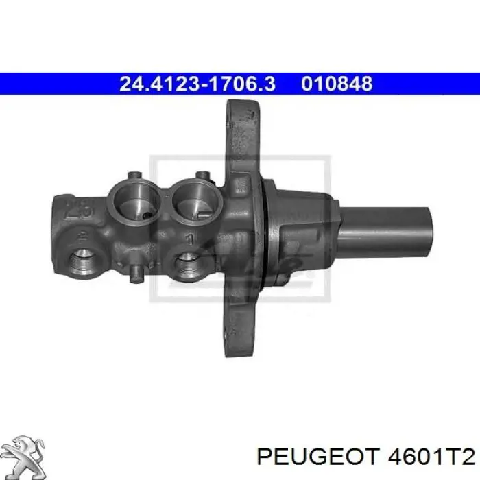 Циліндр головний гальма (Гідротормоз) Peugeot/Citroen 4601T2 ціна, від 72.08 USD