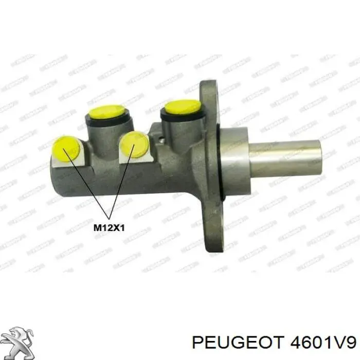 4601V9 Peugeot/Citroen циліндр гальмівний, головний