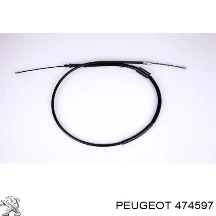 Трос ручного гальма задній, лівий 474597 Peugeot/Citroen