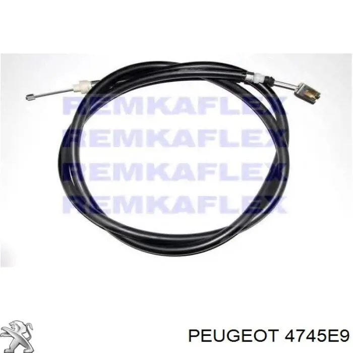 Трос стоянкового гальма передній Peugeot/Citroen 4745E9 ціна, від 5.41 USD