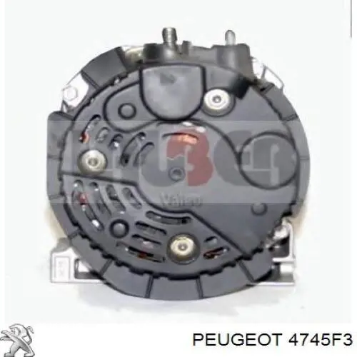 Купити 4745F3 Peugeot/Citroen Трос ручного гальма задній, правий
