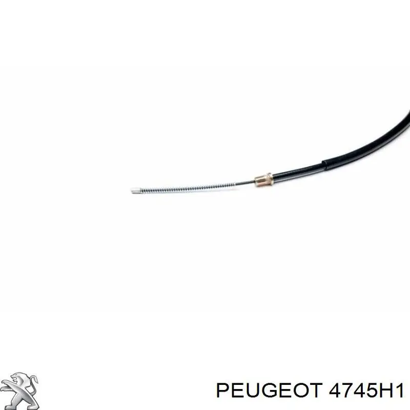 Трос ручного гальма задній, лівий 4745H1 Peugeot/Citroen