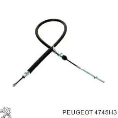Купити 4745H3 Peugeot/Citroen Трос ручного гальма задній, лівий