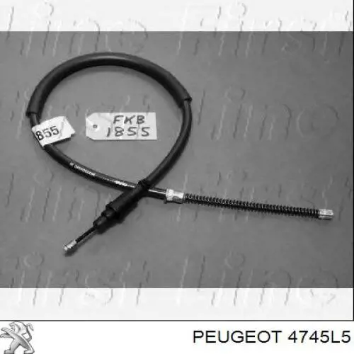 Трос стоянкового гальма задній правий Peugeot/Citroen 4745L5 ціна, від 5.15 USD