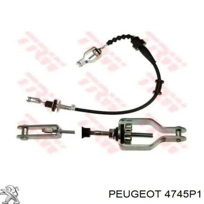 Трос ручного гальма передній 4745P1 Peugeot/Citroen