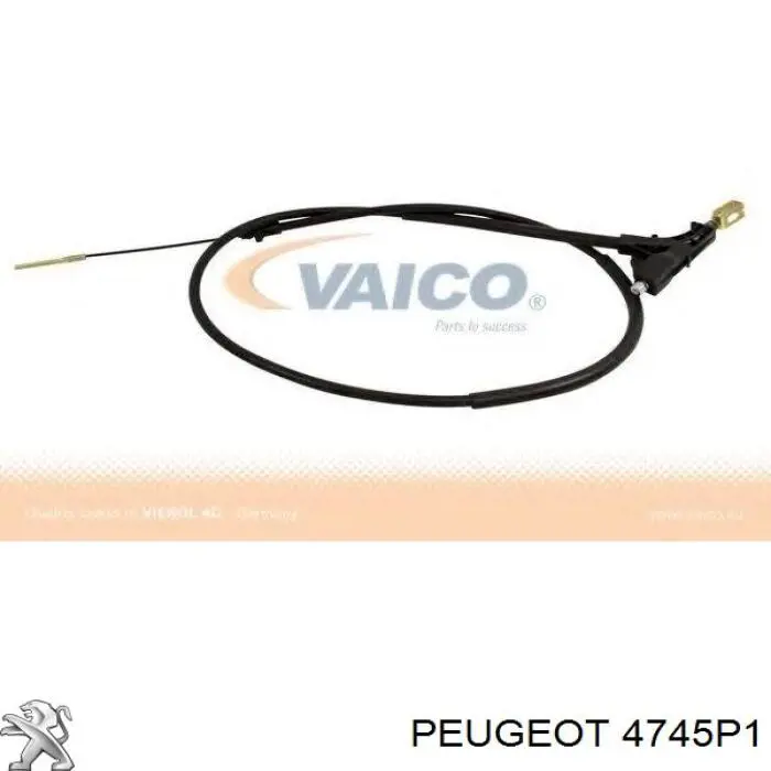 Трос стоянкового гальма передній Peugeot/Citroen 4745P1 ціна, від 21.99 USD