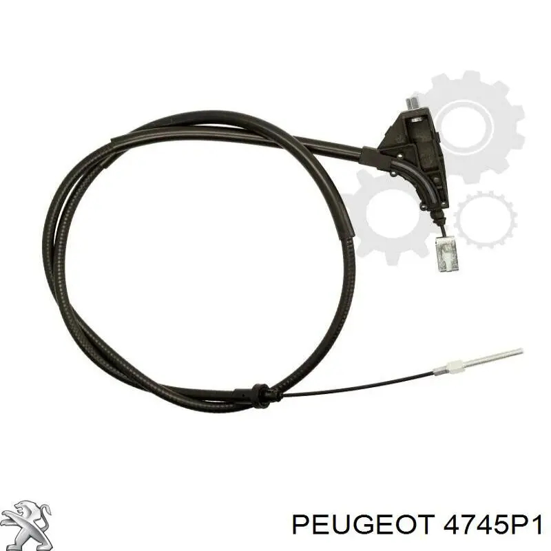 Купити 4745P1 Peugeot/Citroen Трос ручного гальма передній