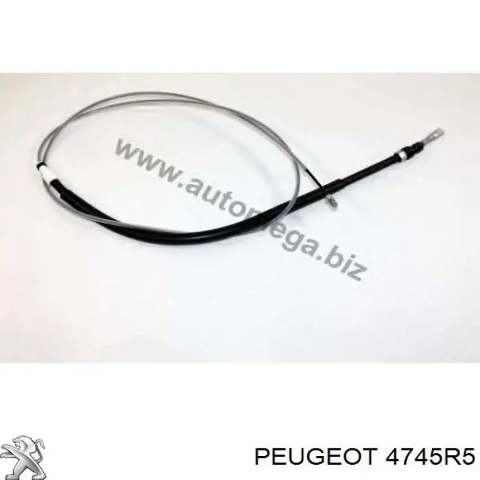 Купити 4745R5 Peugeot/Citroen Трос ручного гальма задній, правий/лівий