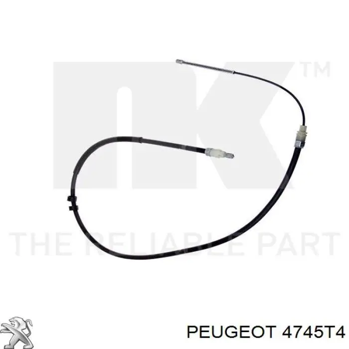 Трос ручного гальма задній, правий/лівий Peugeot/Citroen 4745T4 ціна, від 6.39 USD