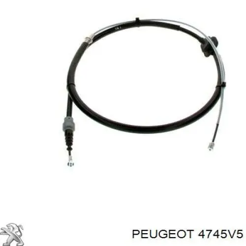 Купити 4745V5 Peugeot/Citroen Трос ручного гальма задній, правий/лівий