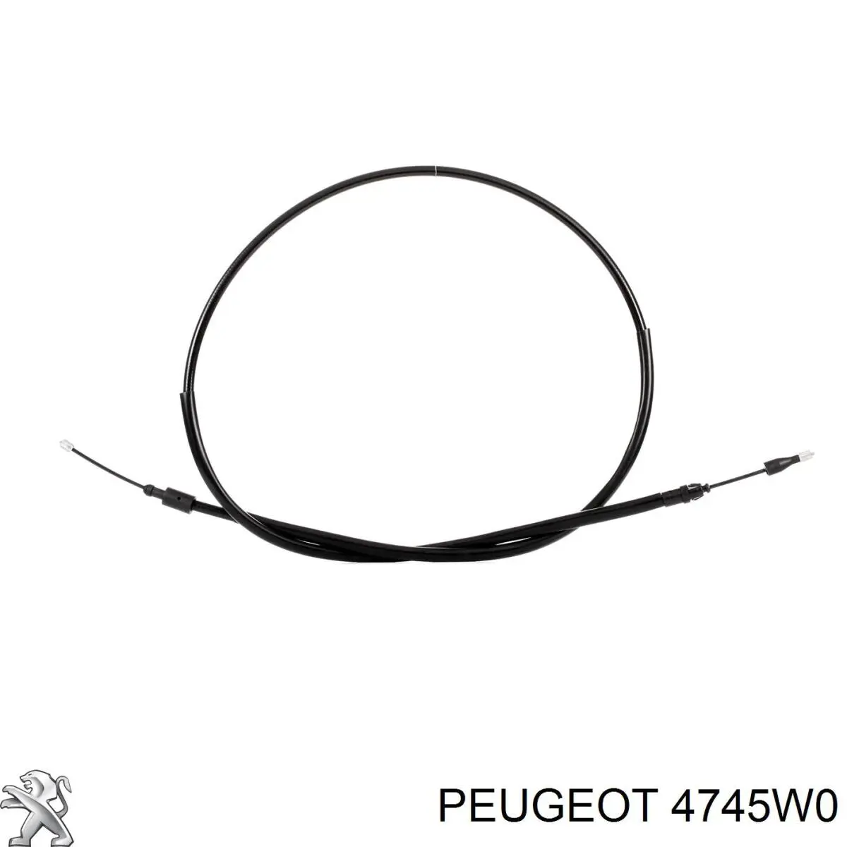 Трос ручного гальма задній, лівий E074161 Peugeot/Citroen