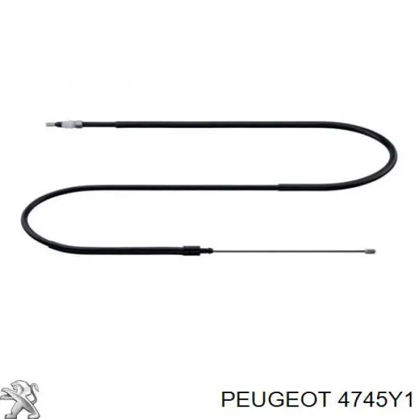Трос ручного гальма задній, правий 4745Y1 Peugeot/Citroen