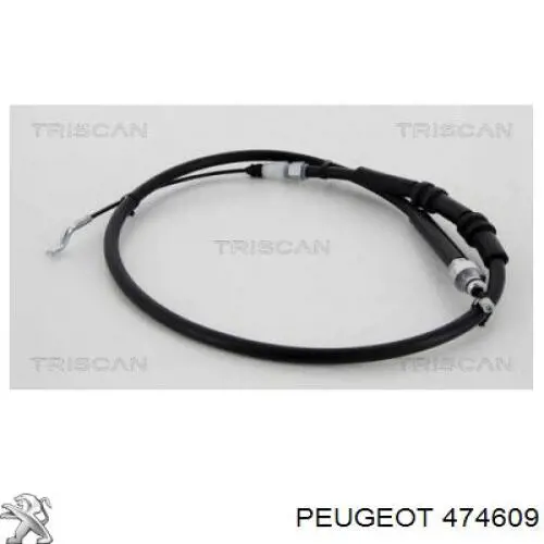 Трос ручного гальма задній, правий/лівий Peugeot/Citroen 474609 ціна, від 12.84 USD