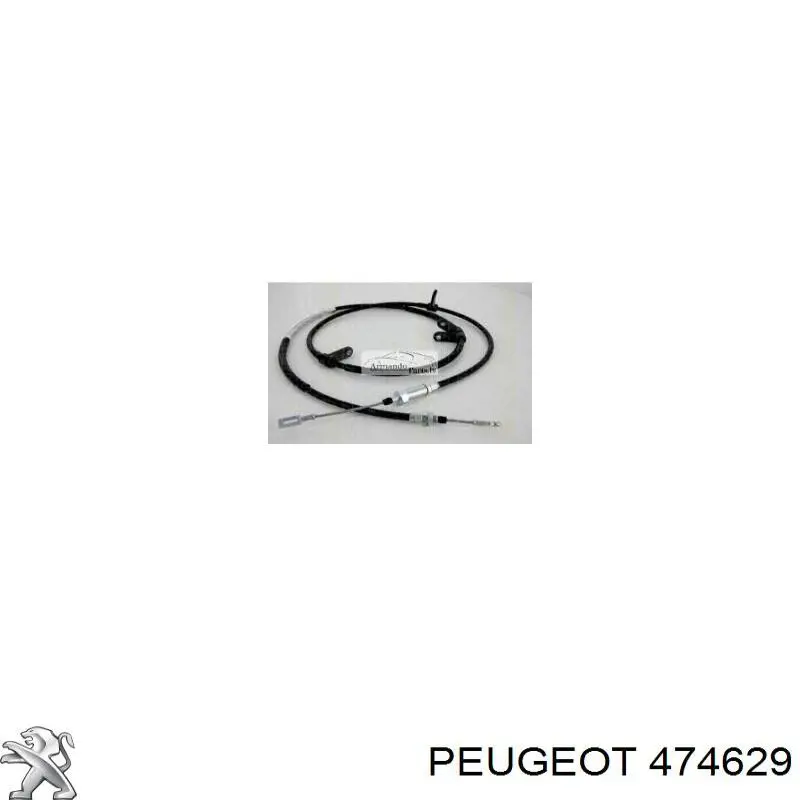 Трос стоянкового гальма передній Peugeot/Citroen 474629 ціна, від 15.70 USD
